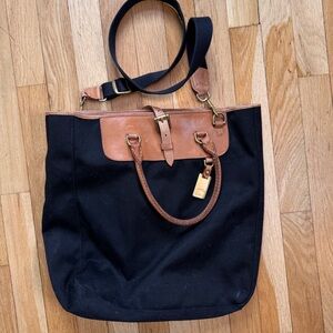 Dooney & Burke canvas and leather bag